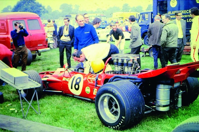 Trevor Taylor in Surtees T55 at 1969 Oulton Park Gold Cup