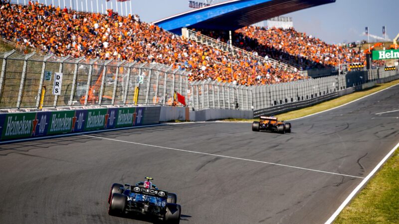 Valtteri Bottas in qualifying at Zandvoort 2021