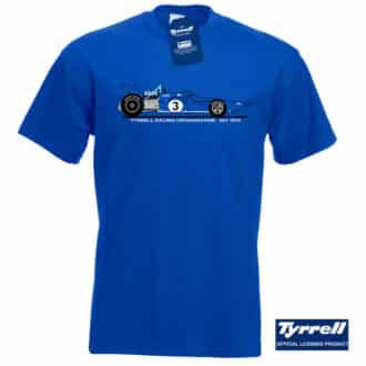 Product image for Official Tyrrell 001 Classic Racing Car T-Shirt
