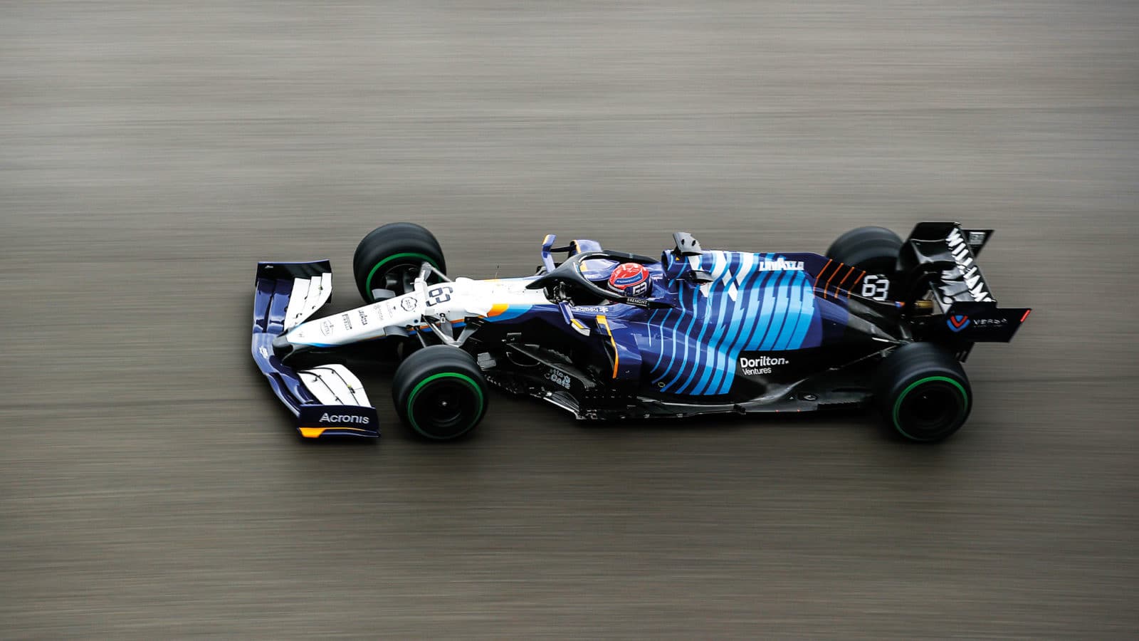 2021 Williams FW43B of George Russell