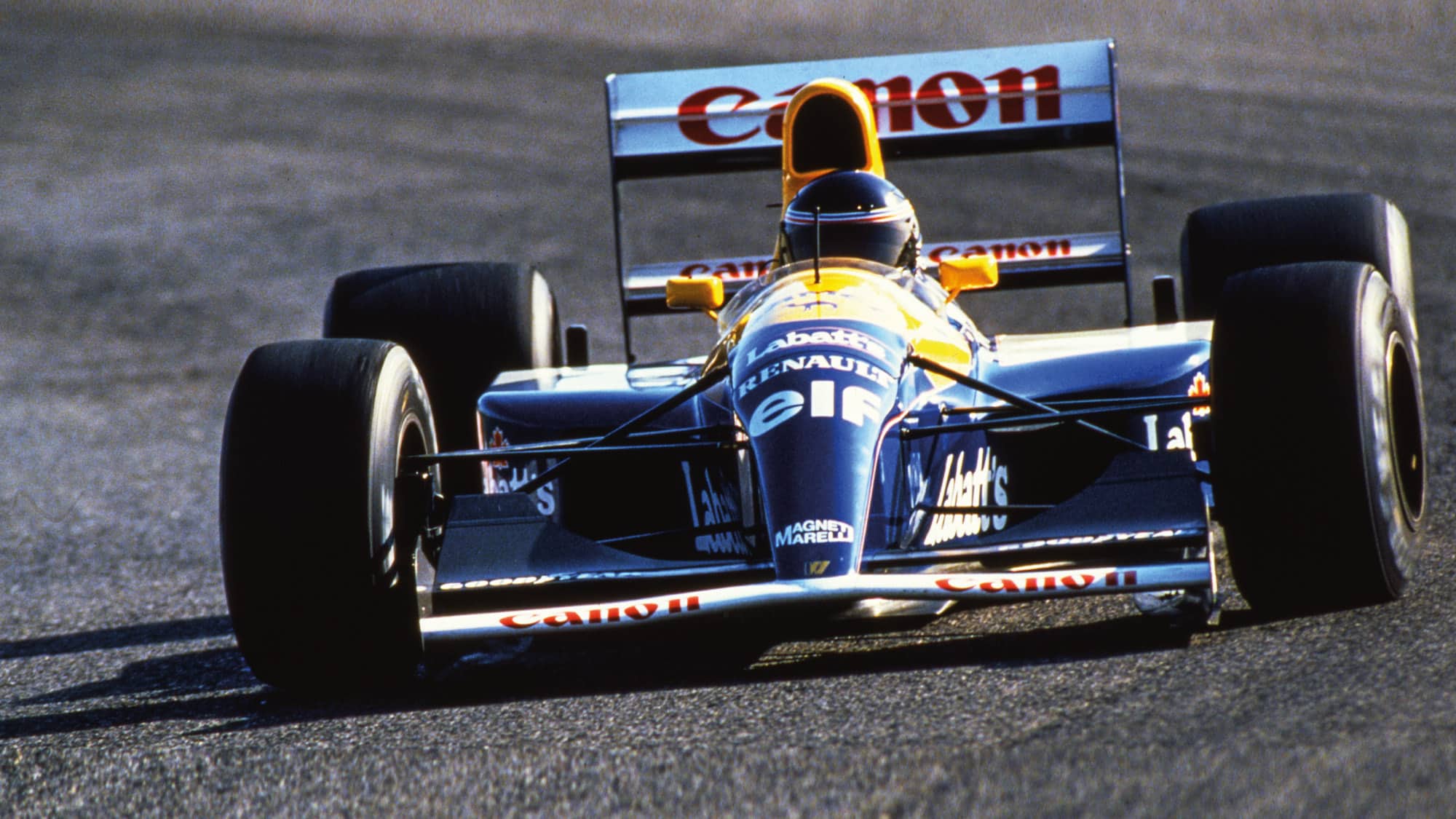 Al Unser Jr Williams FW14B test