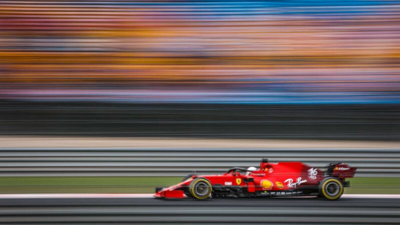 Charles Leclerc Ferrari at Istanbul Park