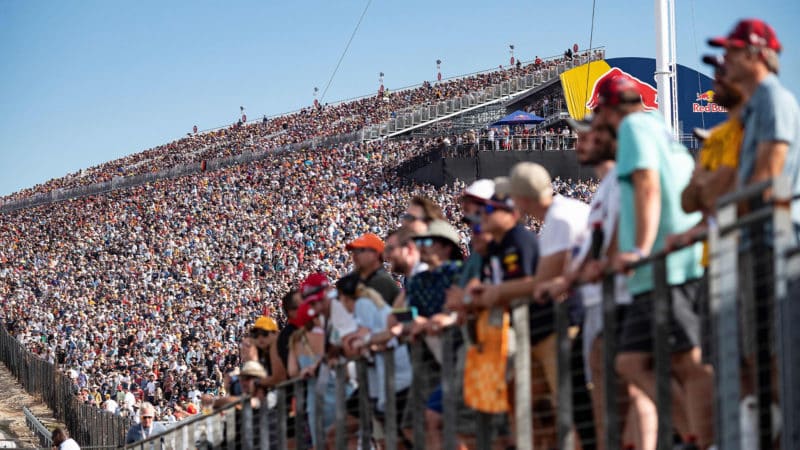 Huge crowds at Circuit of the Americas for the 2021 US Grand Prix