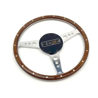 Product image for Stirling Moss, Tony Brooks signed full-size Classic Steering Wheel