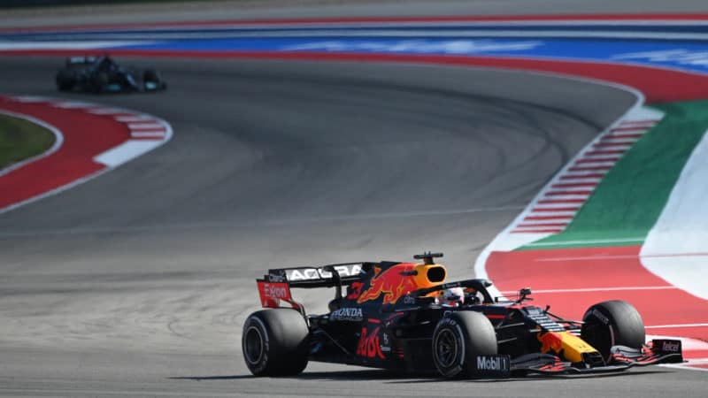 Max Verstappen at the 2021 United States Grand Prix