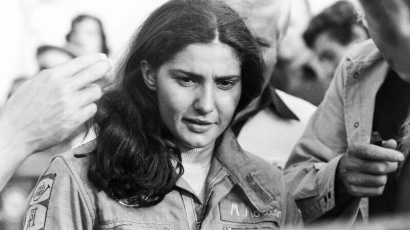 La pilote de course Michelle Mouton le 27 janvier 1979 (Photo by Gilbert TOURTE/Gamma-Rapho via Getty Images)