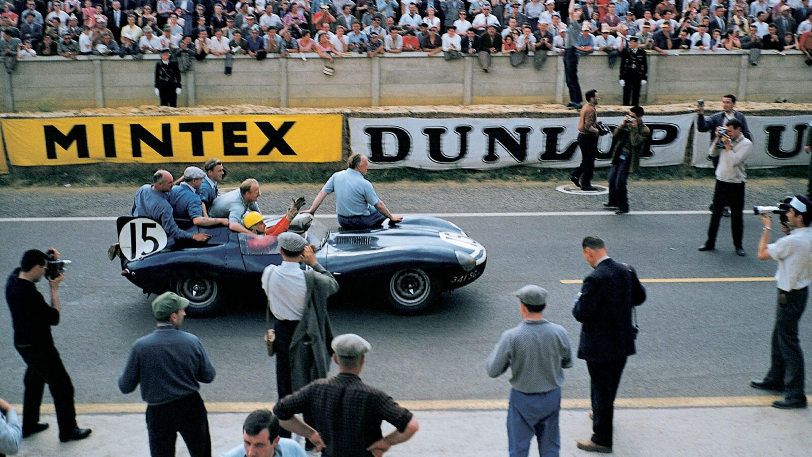 Ninian Sanderson in Jaguar D-type XKD 603