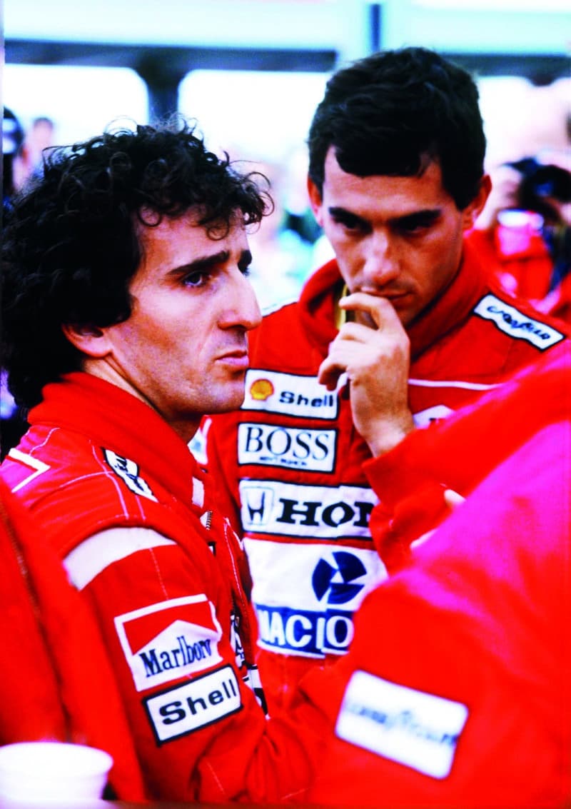 Alain-Prost-and-Ayrton-Senna-avoid-eye-contact