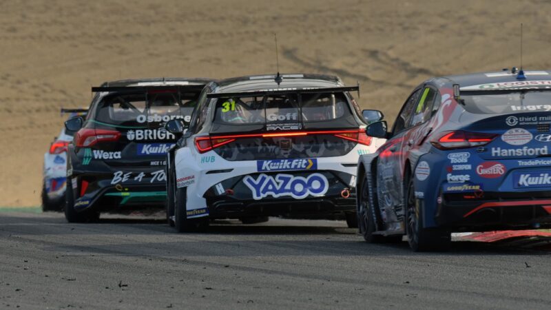 BTCC cars at Brands Hatch