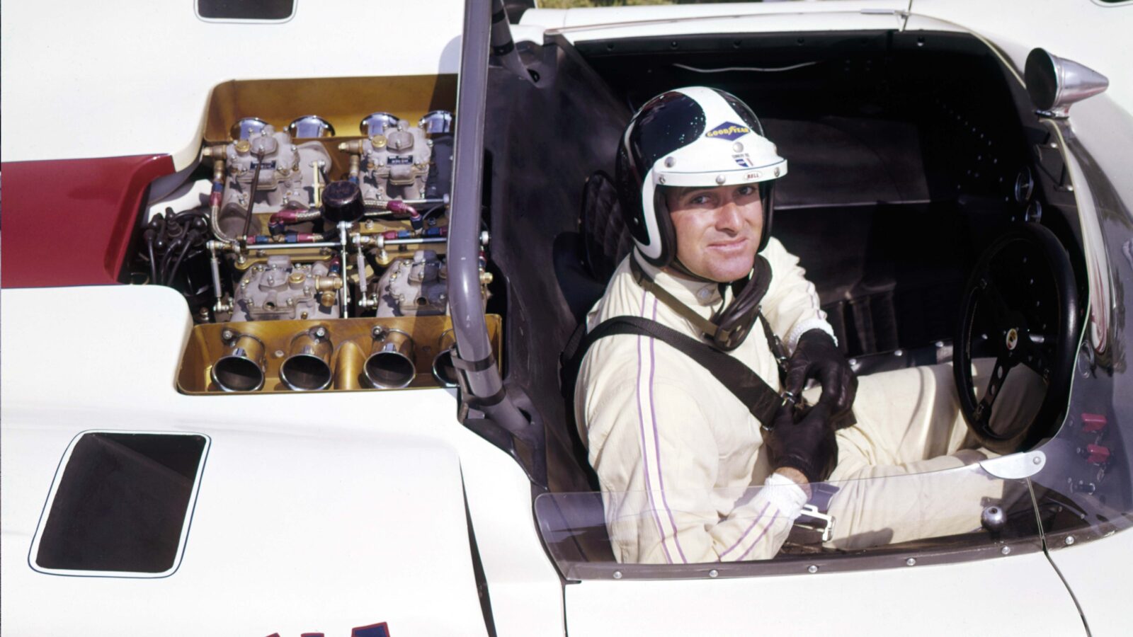 Bob Bondurant in CanAm McLaren