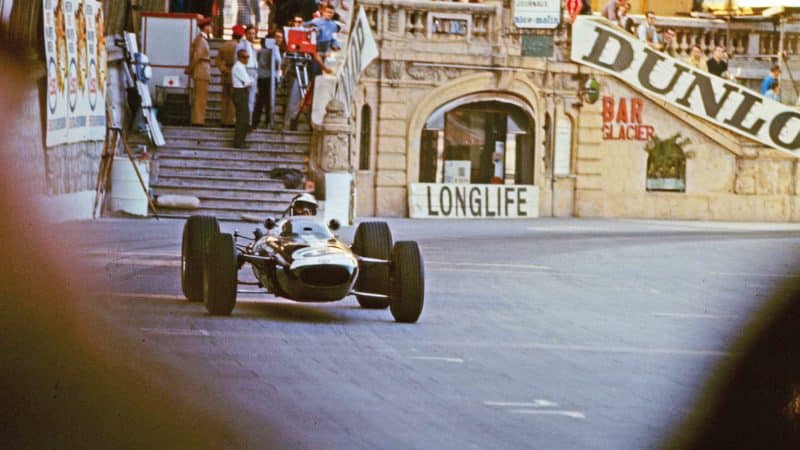 Bob Bondurant in the 1966 Monaco Grand Prix