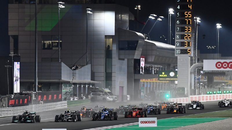 2021 Qatar Grand Prix start