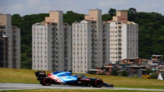Alonso quickest for Alpine in final Brazilian GP practice