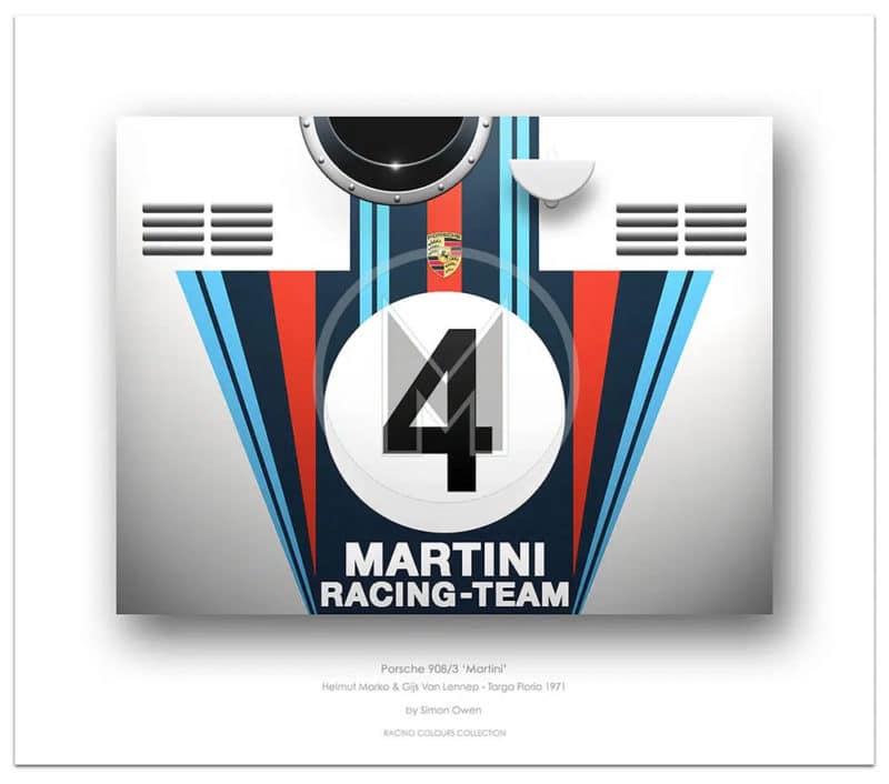 Martini Racing team poster