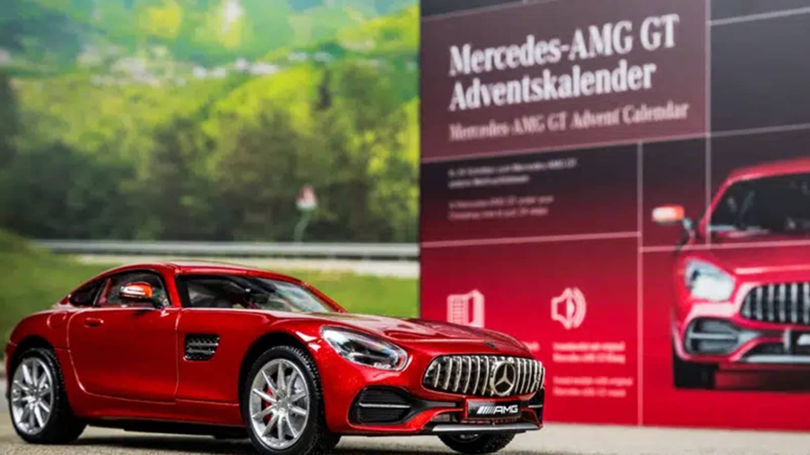 Mercedes AMG GT advent calendar header