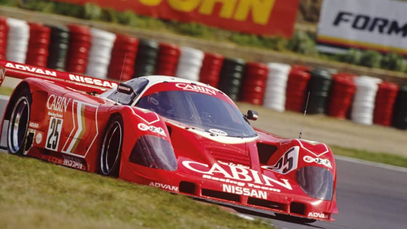 Nissan R89C in red Cabin livery