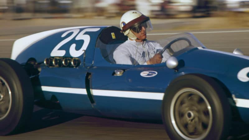 Peter Lovely in the 1960 US Grand Prix