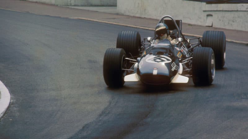 Piers Courage in WIlliams run Brabham at 1969 Monaco Grand Prix