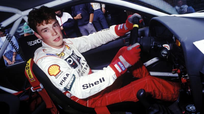 Richard Burns in Subaru Legacy RS in 1992