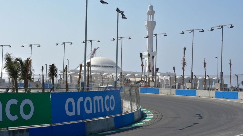 Turn 13 of Saudi Arabia Jeddah circuit
