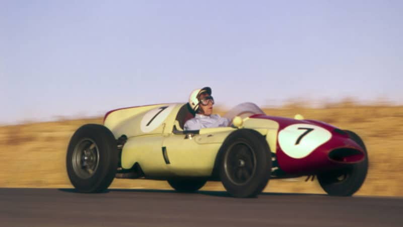 Yeoman Credit Cooper of Olivier Gendebien in the 1960 US Grand Prix