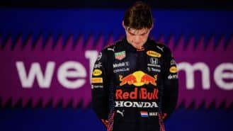Max Verstappen penalised for Saudi GP collision with Lewis Hamilton