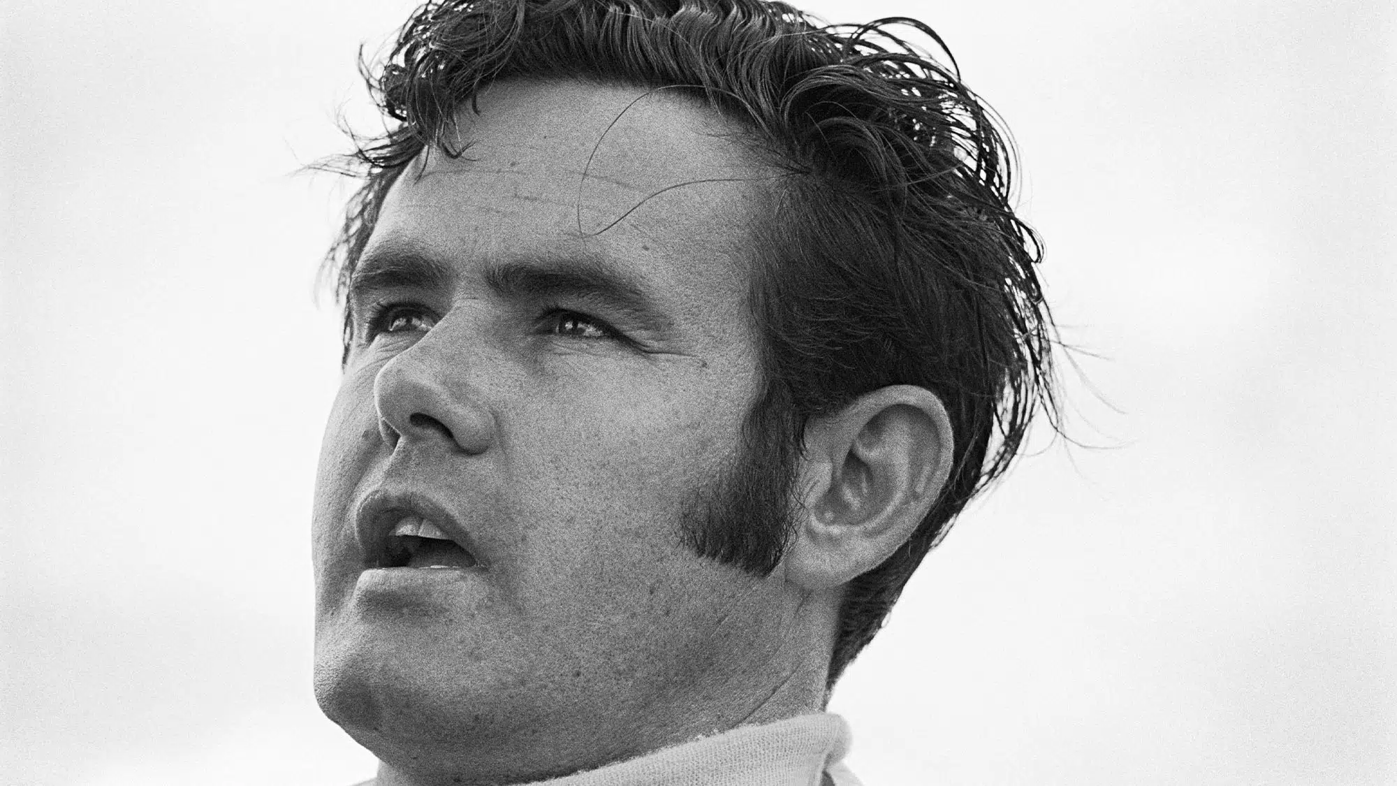 BROOKLYN, MI - JULY 4: Al Unser, Sr. in the pits before the USAC Champ Car race as part of the unusual Twin Bill for stock and open wheel racers on July 4, 1970 at Michigan International Raceway in Brooklyn, Michigan. (Photo by Alvis Upitis/Getty Images)