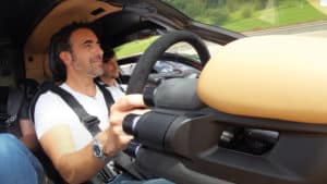 Dario Franchitti test driving Gordon Murray T50