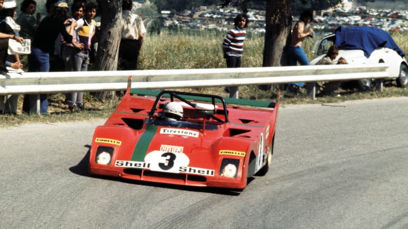 Ferrari 312PB at the Targa Florio 1972