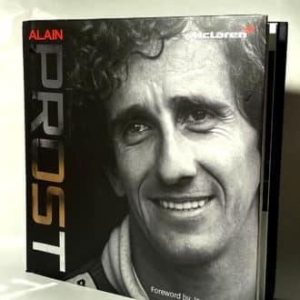 Product image for Alain Prost signed Biography by Maurice Hamilton