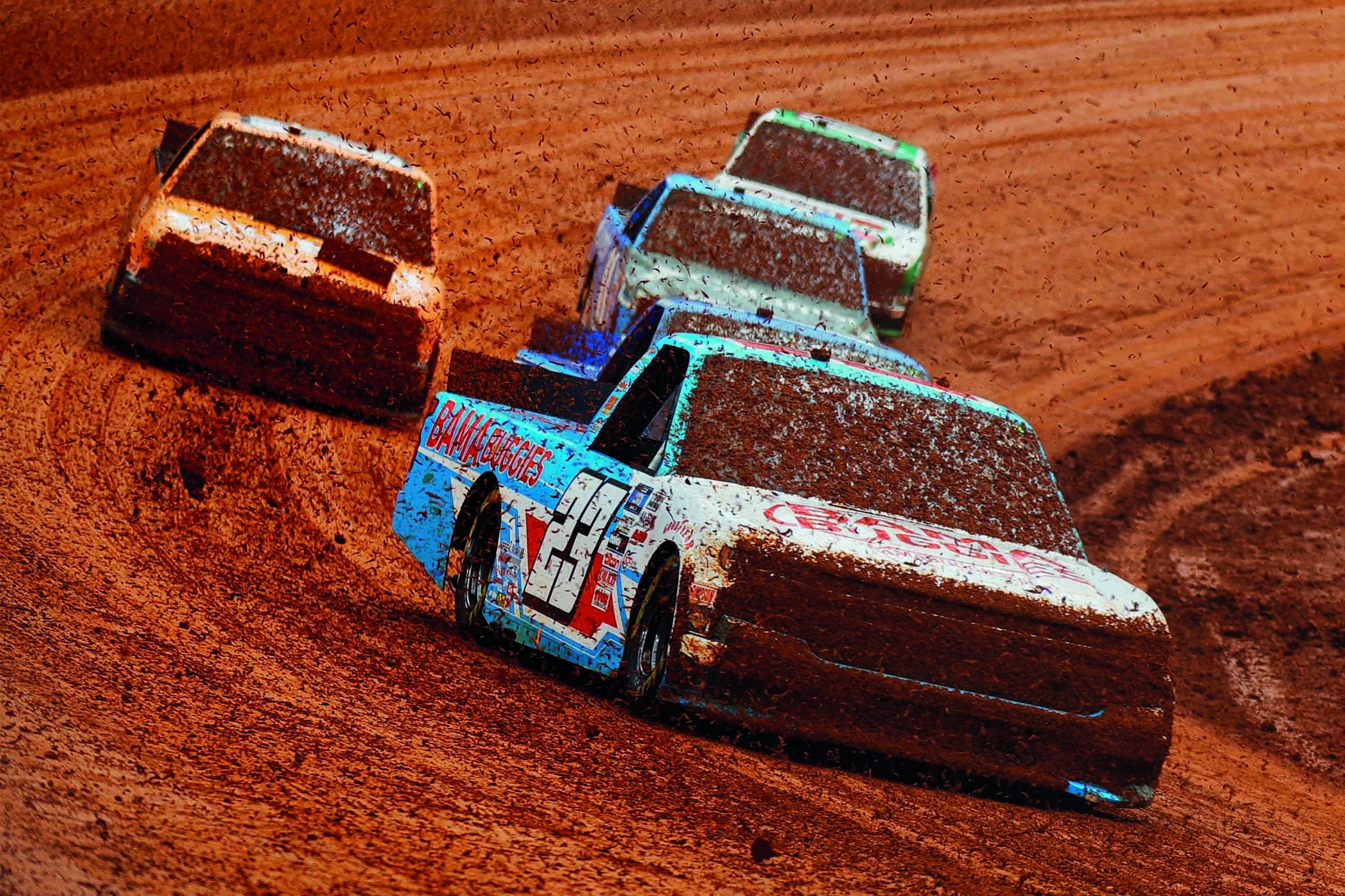 Mud-spattered-windscreens-at-Bristol-dirt-track-NASCAR-truck-race