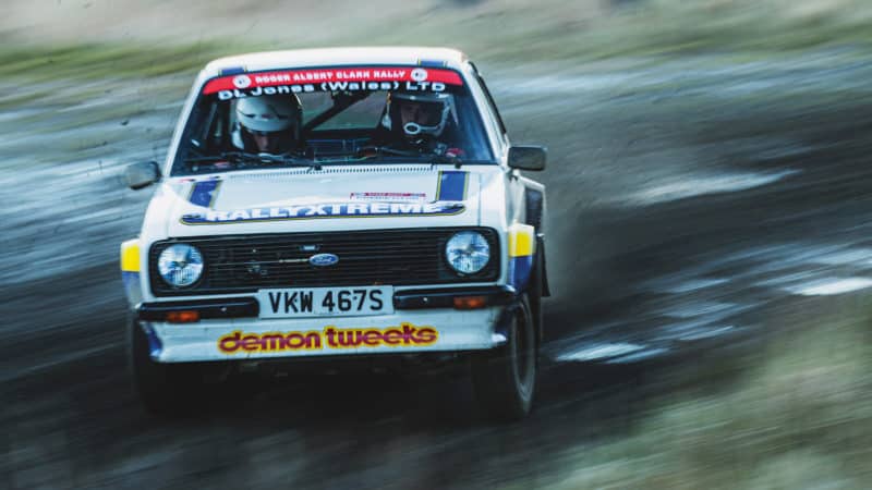Osian Pryce and Noel O’Sullivan in Ford Escort RS1800