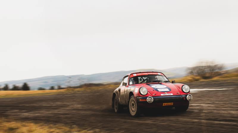 Porsche 911 on 2021 Roger Albert Clark Rally