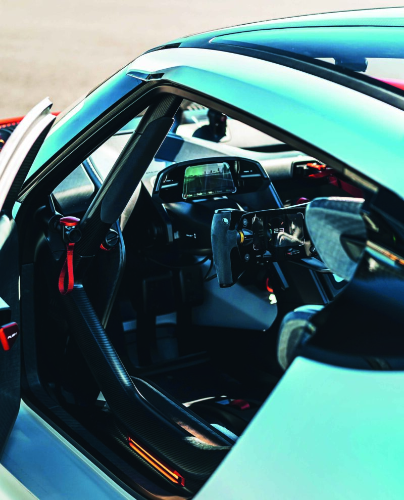 Porsche Mission R cockpit