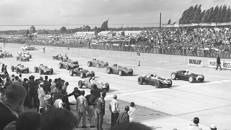Start of the 1959 US Grand Prix at Sebring copy