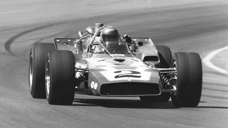 PHOENIX, AZ - MARCH 1970: Al Unser, Sr. makes the rounds at Phoenix International Raceway during an open wheel Indy Car race. (Photo by ISC Images & Archives via Getty Images)