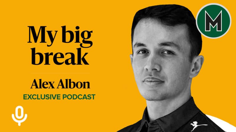 Alex Albon My Big Break podcast header