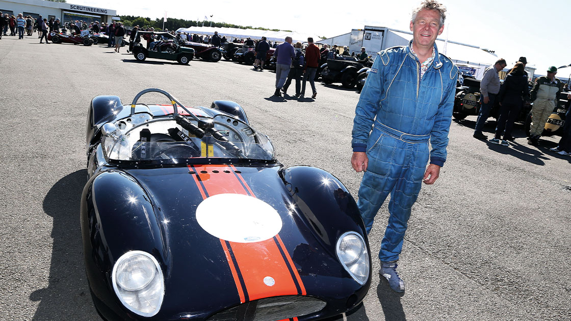 Justin Maeers historic racing driver