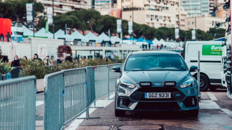 M-Sport Ford Focus RS recce car on 2022 Monte Carlo Rally
