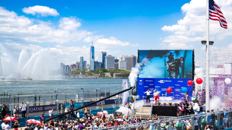 New York ePrix podium for Formula E