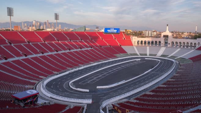NASCAR’s gladiators prepare for intense LA Coliseum opener