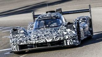 Porsche drops new pictures of its LMDh Le Mans car