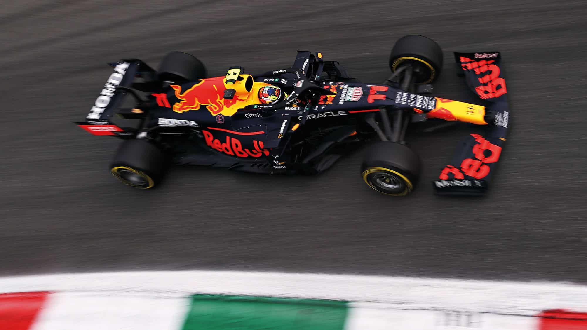 Bonhams Cars : A signed Red Bull Formula 1 car rear wing end plate
