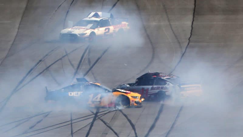 Talledega 2020 NASCAR crash