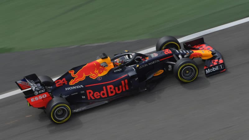 Dan Ticktum (Red Bull-Honda) during F1 test at the Bahrain International Circuit in April 2019. Photo: Grand Prix Photo