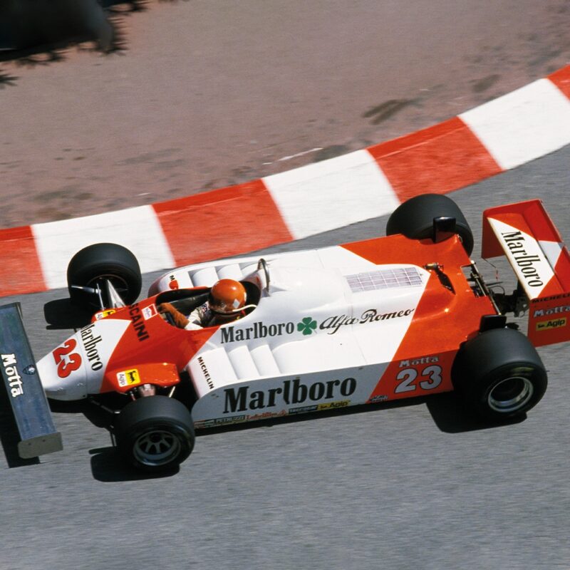 Alfa Romeo of Bruno Giacomelli in 1981