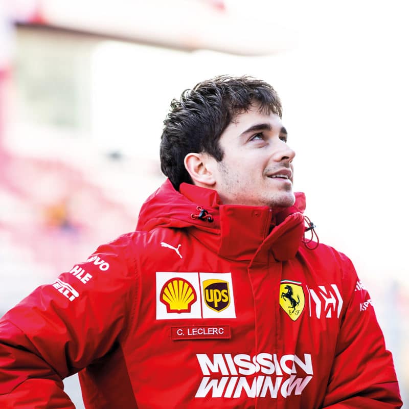 Charles Leclerc in 2019