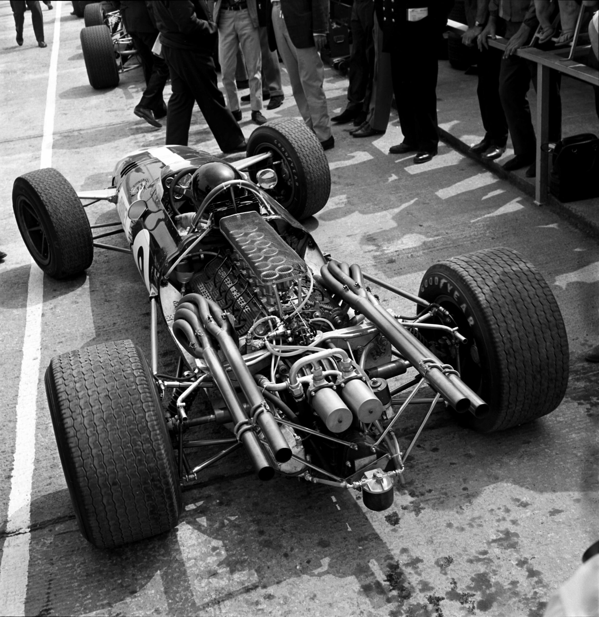 Dan Gurney at Silverstone in 1967