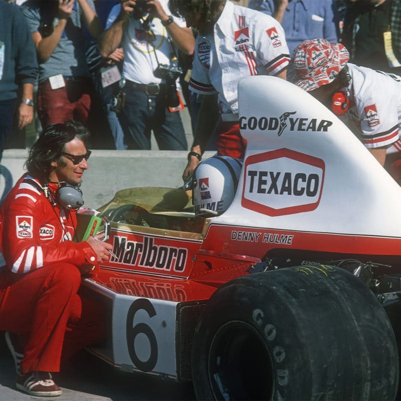 Denny Hulme in 1974 F1 McLaren
