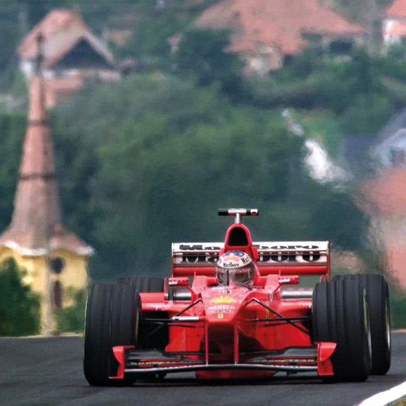 F1 Ferrari of Michael Schumacher in 1998